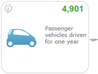 passenger vehicles driven one year